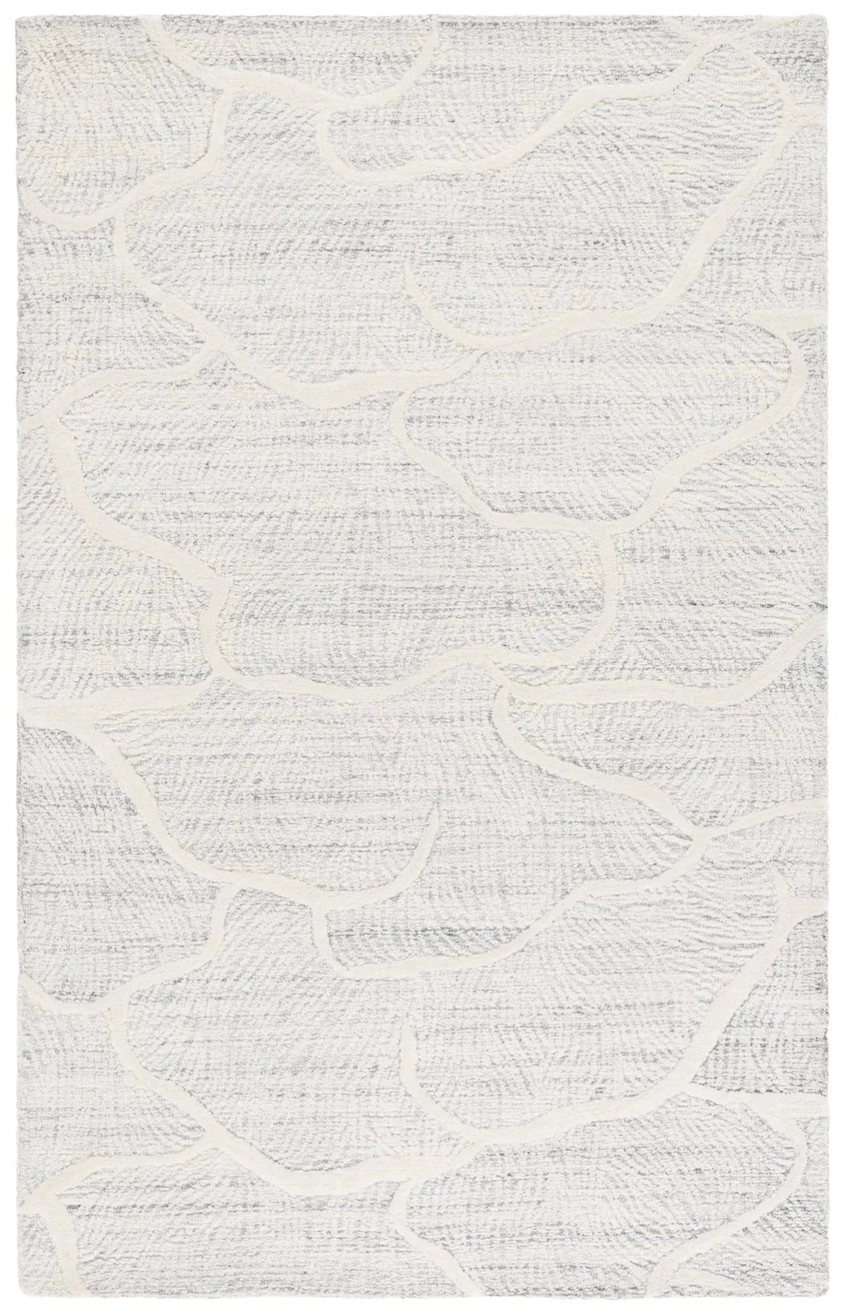 Safavieh Pine 4'-0" x 6'-0" Rug in Grey / Ivory