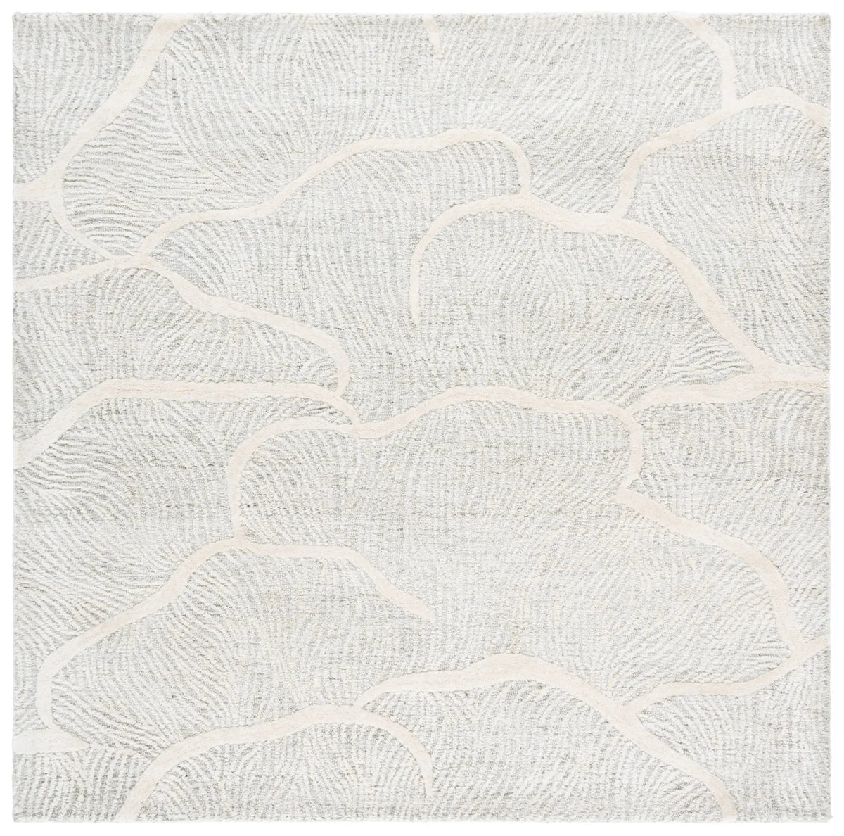 Safavieh Pine 6'-0" x 6'-0" Rug in Sage Green / Ivory