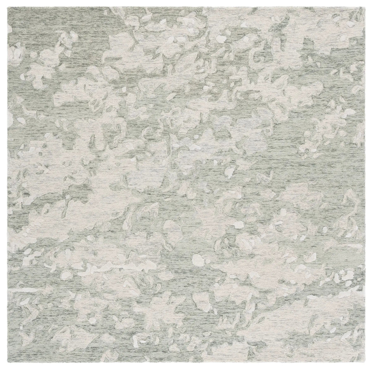 Safavieh Pine 6'-0" x 6'-0" Rug in Sage Green / Ivory