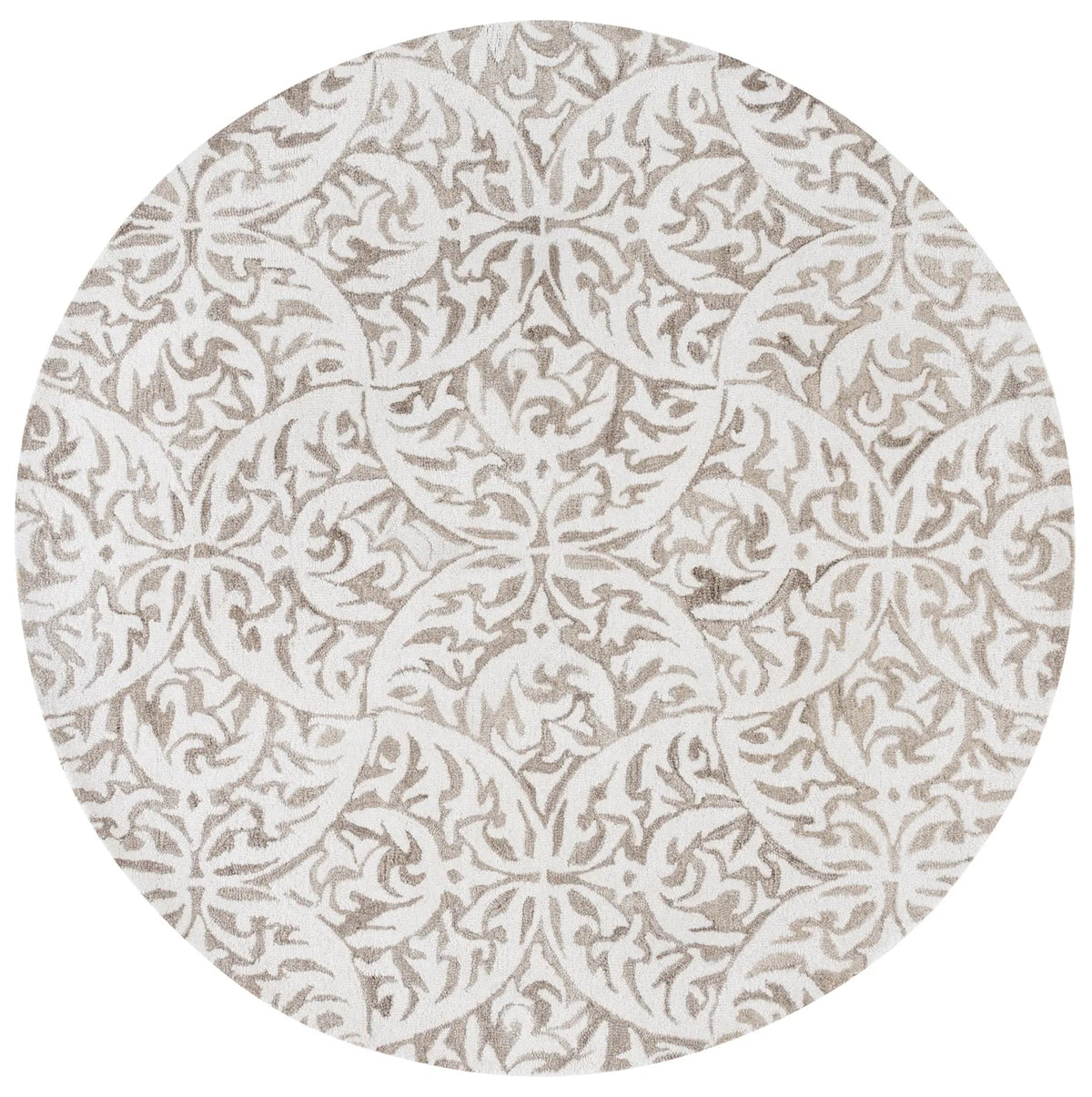 Safavieh Pine 6'-0" x 6'-0" Rug in Beige / Ivory