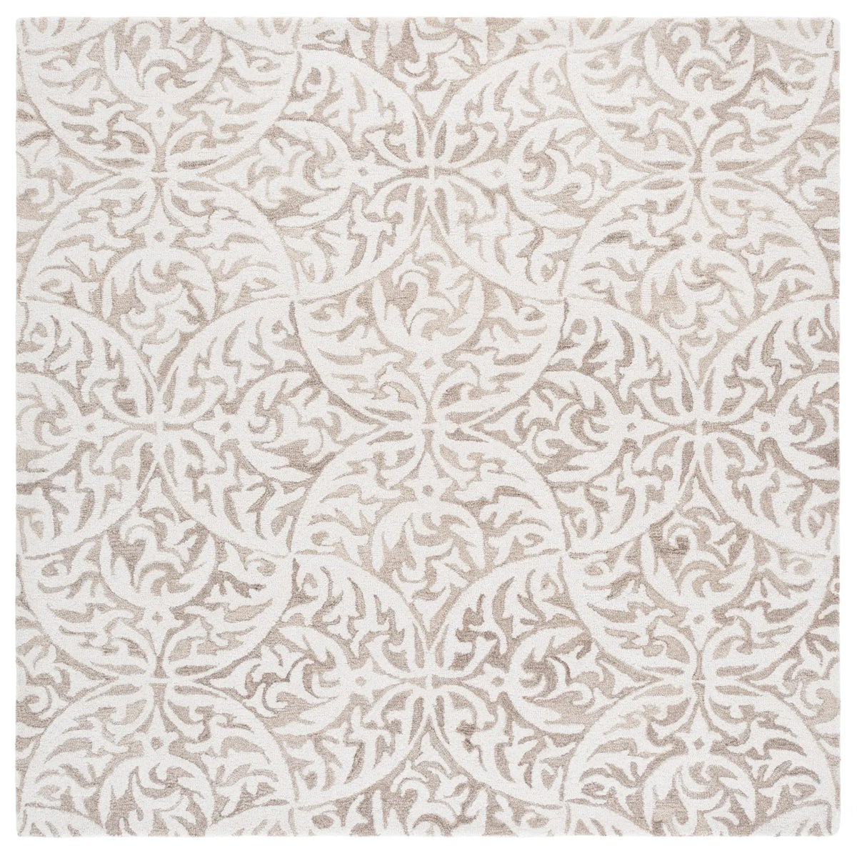 Safavieh Pine 6'-0" x 6'-0" Rug in Beige / Ivory
