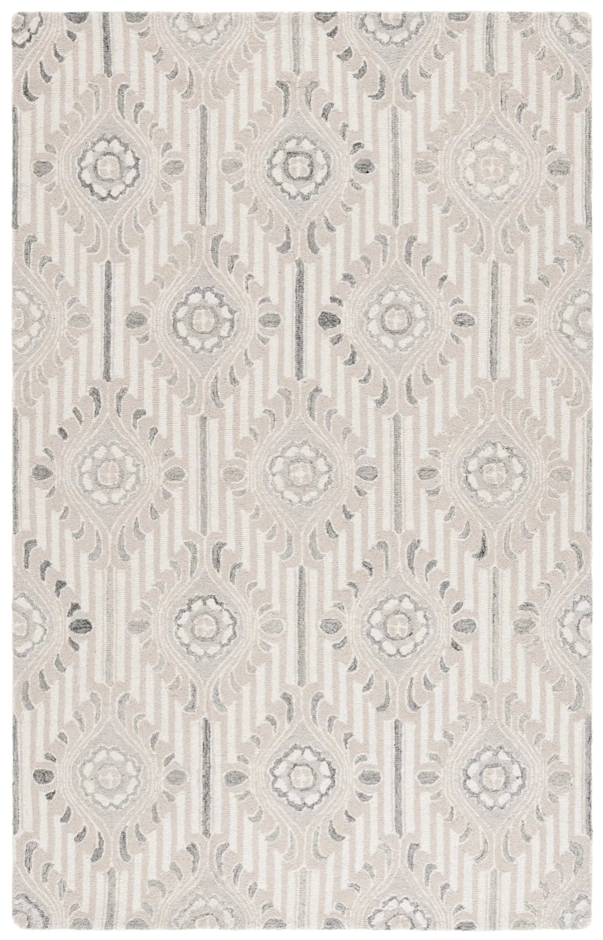 Safavieh Pine 4'-0" x 6'-0" Rug in Beige / Ivory