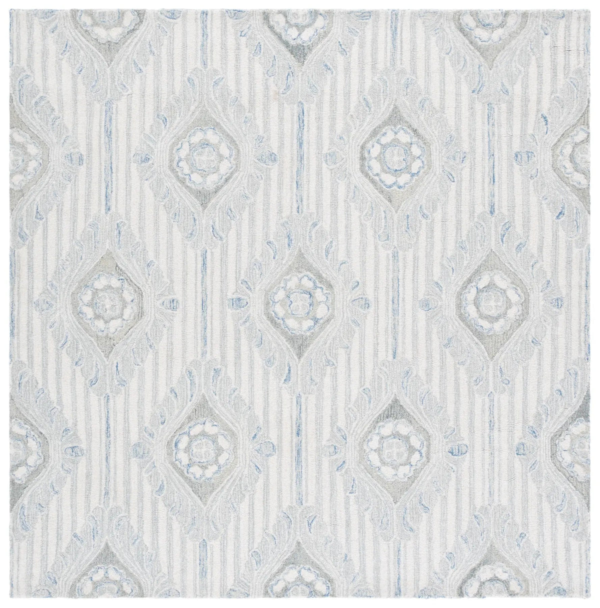 Safavieh Pine 6'-0" x 6'-0" Rug in Light Grey / Blue