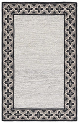 Safavieh Pine 4'-0" x 6'-0" Rug in Charcoal / Ivory