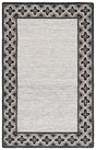Safavieh Pine 4'-0" x 6'-0" Rug in Charcoal / Ivory