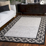 Safavieh Pine 4'-0" x 6'-0" Rug in Charcoal / Ivory
