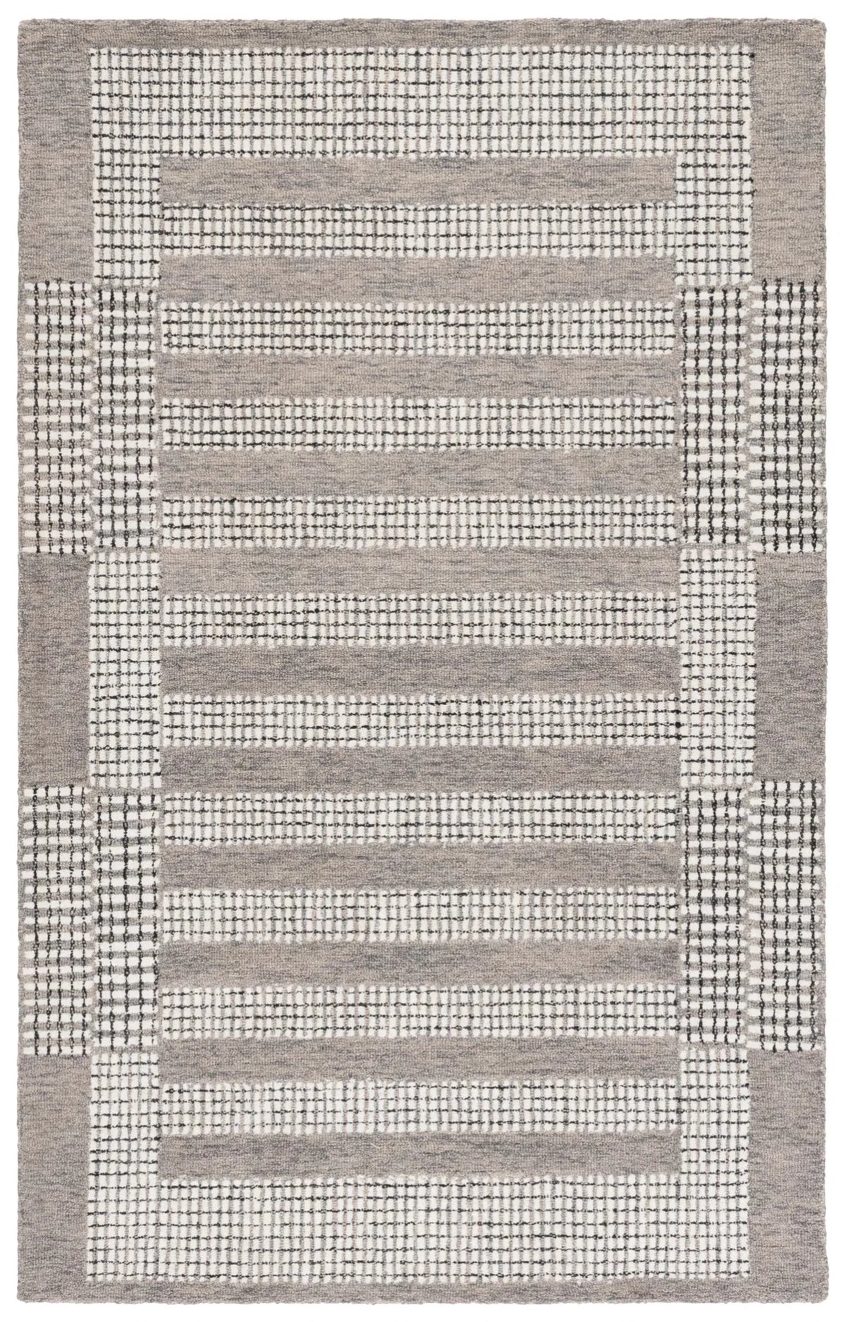 Safavieh Pine 4'-0" x 6'-0" Rug in Grey / Ivory