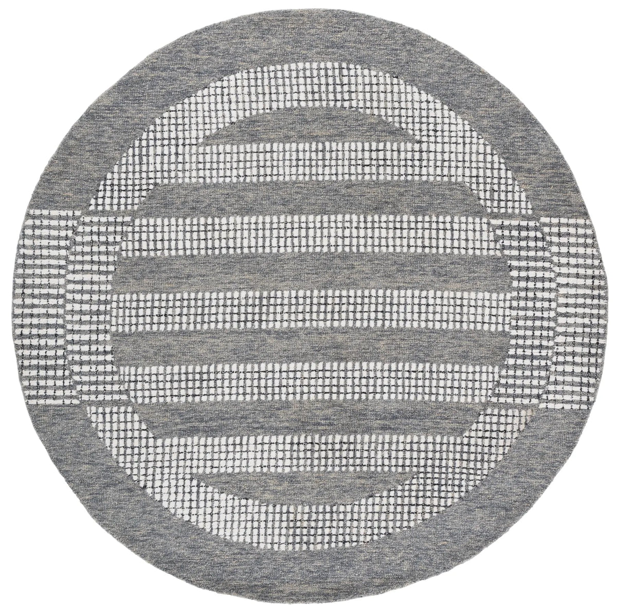 Safavieh Pine 6'-0" x 6'-0" Rug in Grey / Ivory