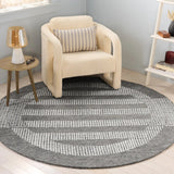 Safavieh Pine 6'-0" x 6'-0" Rug in Grey / Ivory