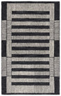 Safavieh Pine 4'-0" x 6'-0" Rug in Charcoal / Ivory