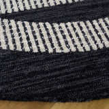 Safavieh Pine 6'-0" x 6'-0" Rug in Charcoal / Ivory