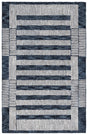 Safavieh Pine 4'-0" x 6'-0" Rug in Navy / Ivory