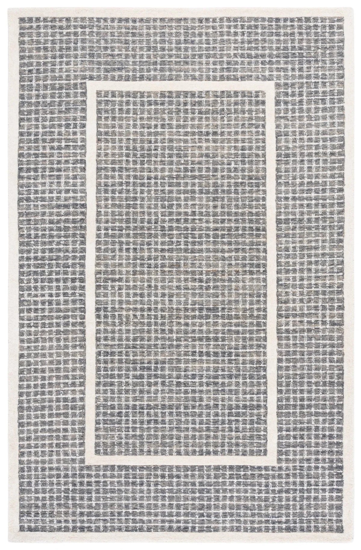 Safavieh Pine 4'-0" x 6'-0" Rug in Grey / Ivory