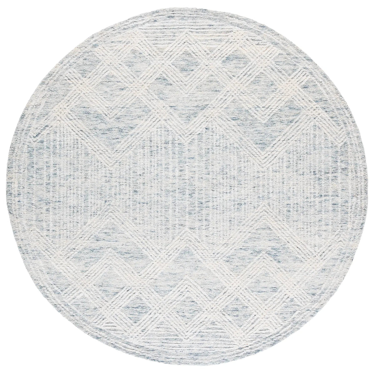 Safavieh Pine 6'-0" x 6'-0" Rug in Light Grey / Ivory