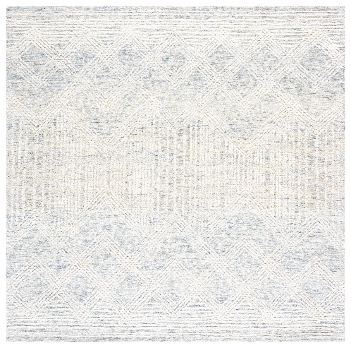 Safavieh Pine 6'-0" x 6'-0" Rug in Light Grey / Ivory