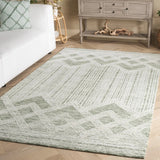 Safavieh Pine 4'-0" x 6'-0" Rug in Sage / Ivory