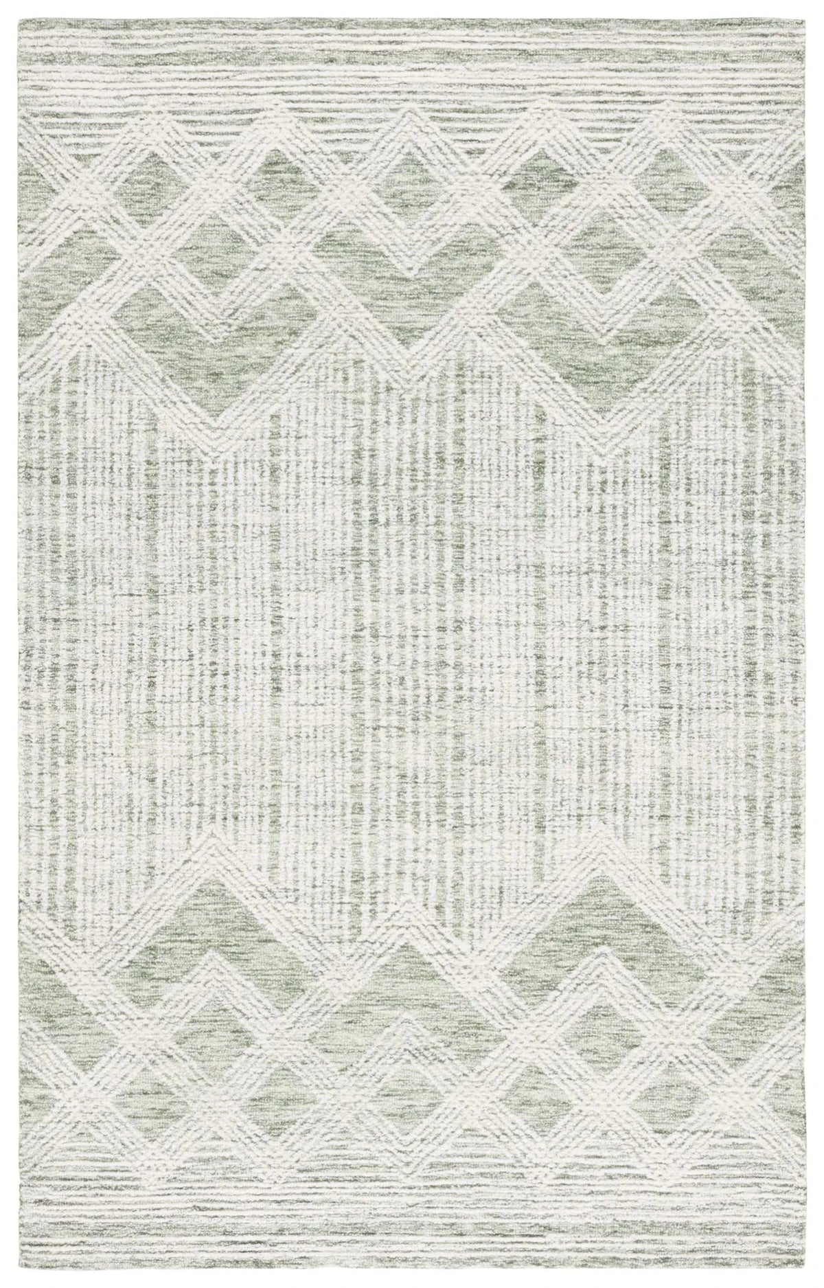 Safavieh Pine 4'-0" x 6'-0" Rug in Sage / Ivory