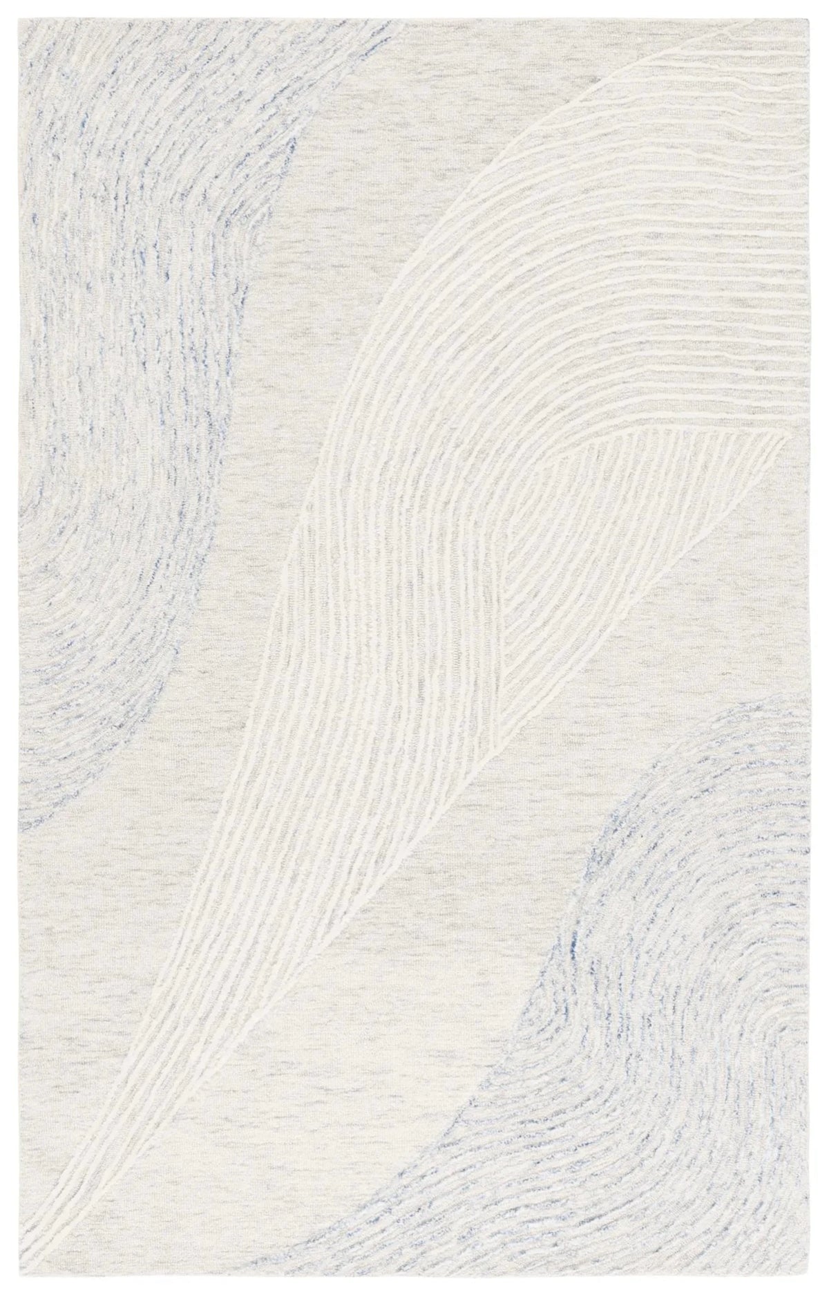 Safavieh Pine 4'-0" x 6'-0" Rug in Light Grey / Ivory