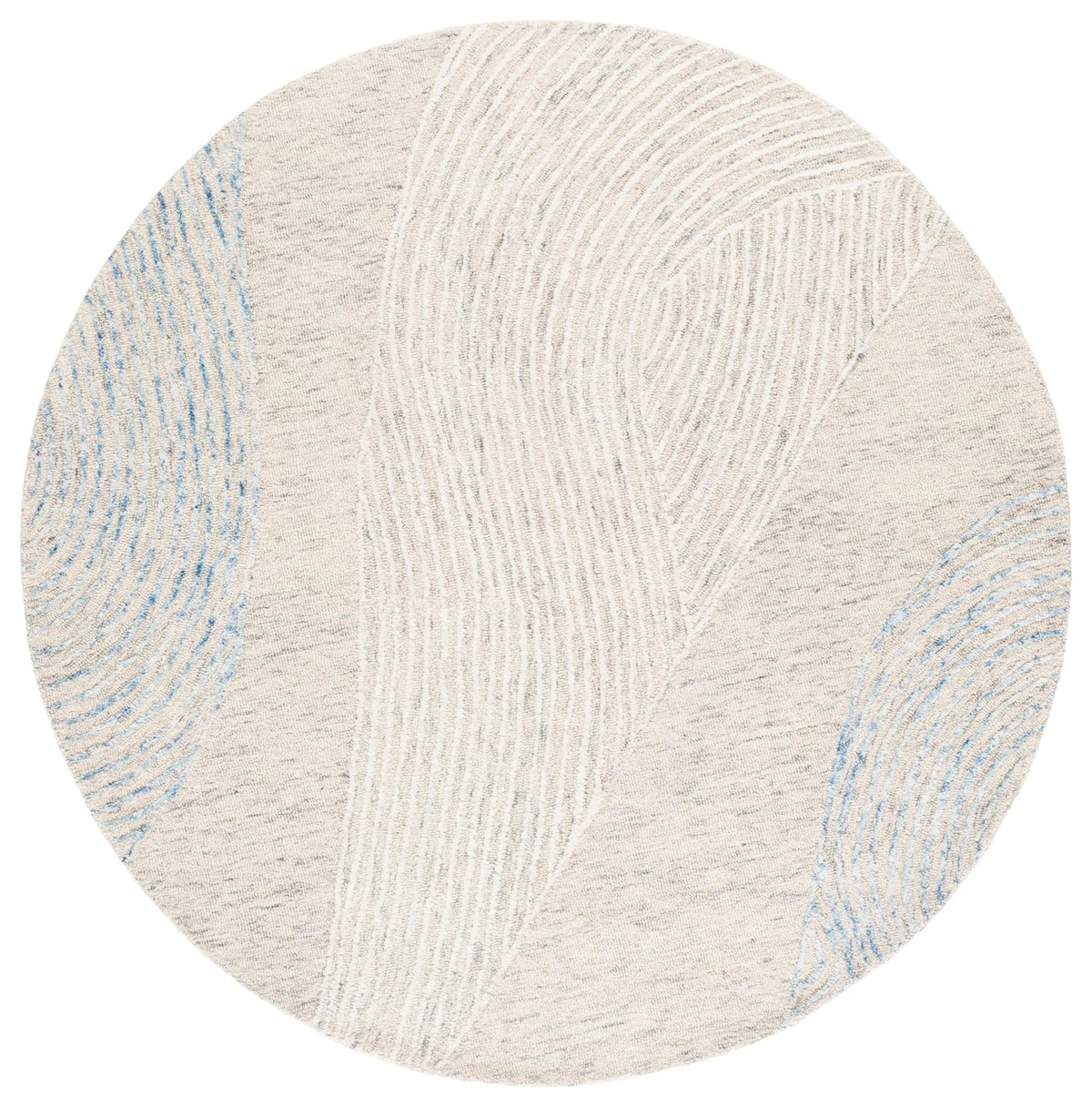 Safavieh Pine 6'-0" x 6'-0" Rug in Light Grey / Ivory