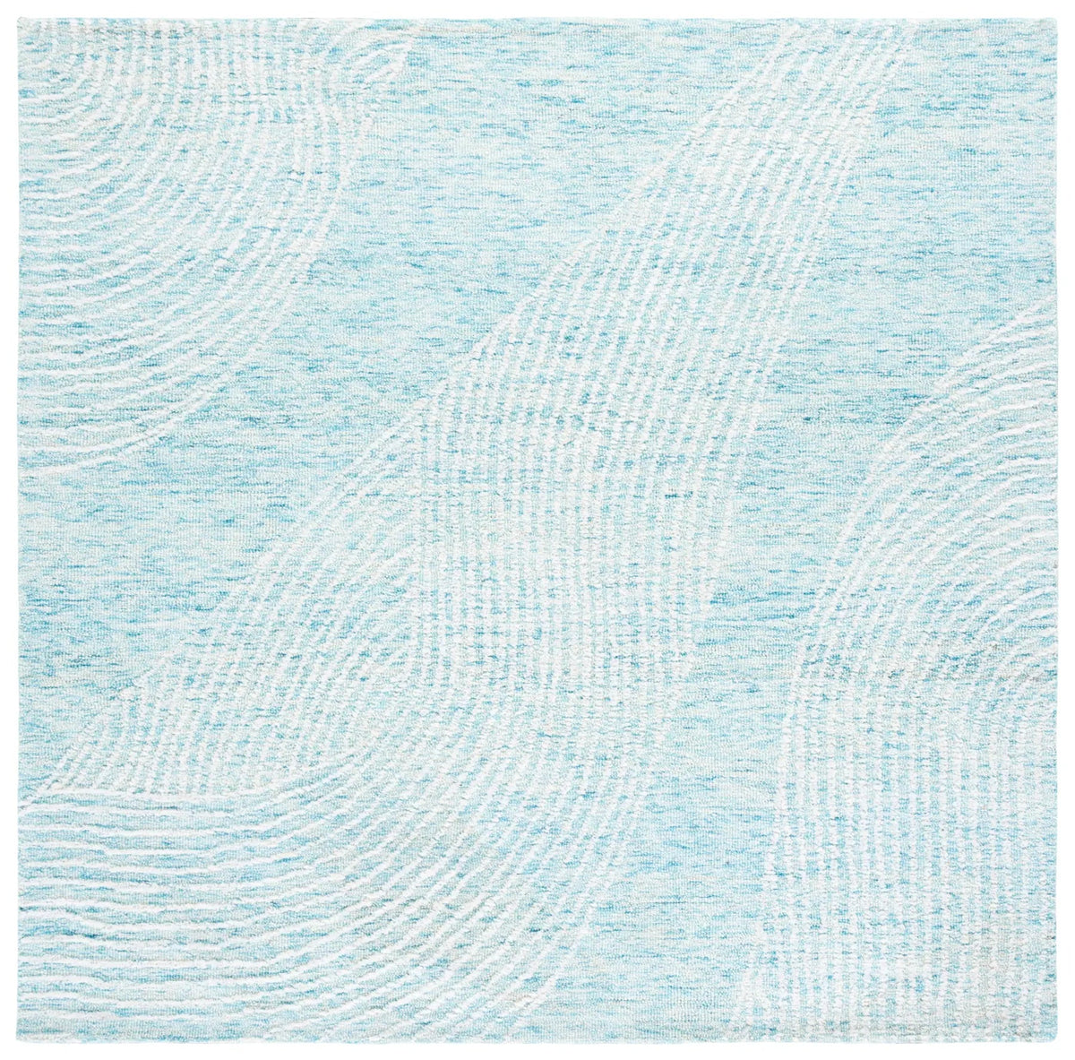 Safavieh Pine 6'-0" x 6'-0" Rug in Turquoise / Ivory