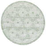 Safavieh Pine 6'-0" x 6'-0" Rug in Green / Ivory