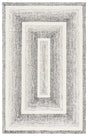 Safavieh Pine 4'-0" x 6'-0" Rug in Black / Ivory