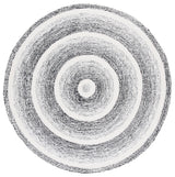Safavieh Pine 6'-0" x 6'-0" Rug in Black / Ivory