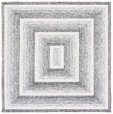 Safavieh Pine 6'-0" x 6'-0" Rug in Black / Ivory