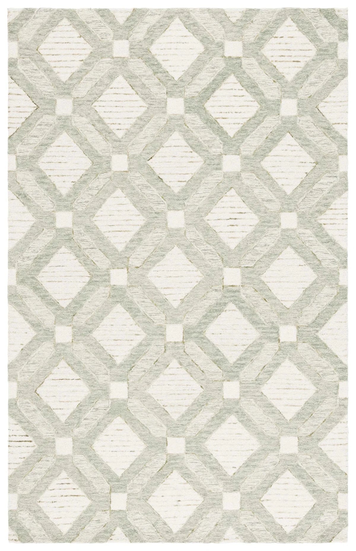 Safavieh Pine 4'-0" x 6'-0" Rug in Sage / Ivory