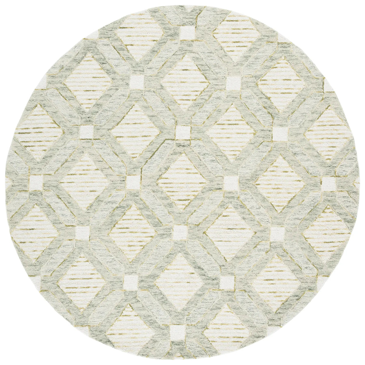 Safavieh Pine 6'-0" x 6'-0" Rug in Sage / Ivory