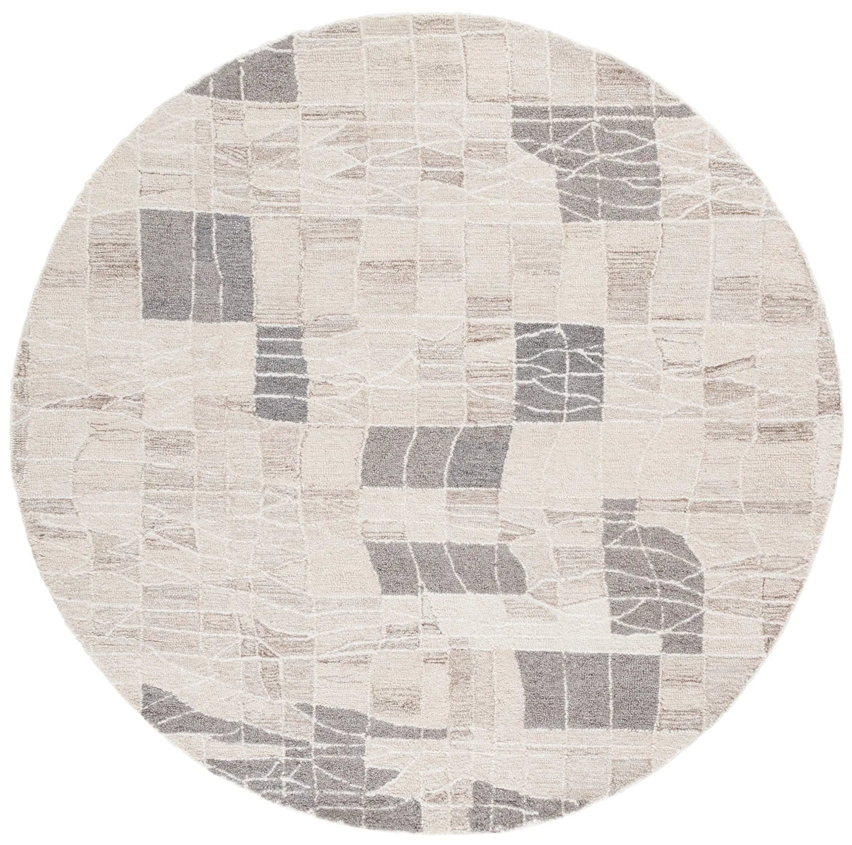 Safavieh Pine 6'-0" x 6'-0" Rug in Ivory / Light Brown