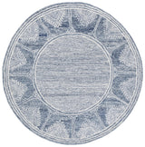 Safavieh Pine 6'-0" x 6'-0" Rug in Blue / Ivory
