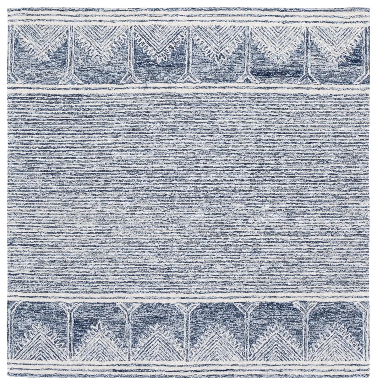 Safavieh Pine 6'-0" x 6'-0" Rug in Blue / Ivory
