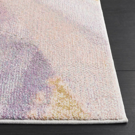Safavieh Porcello 4'-0" x 6'-0" Rug in Blue / Pink