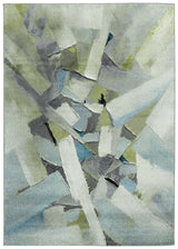 Safavieh Porcello 4'-0" x 6'-0" Rug in Green / Grey