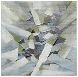 Safavieh Porcello 6'-7" x 6'-7" Rug in Green / Grey