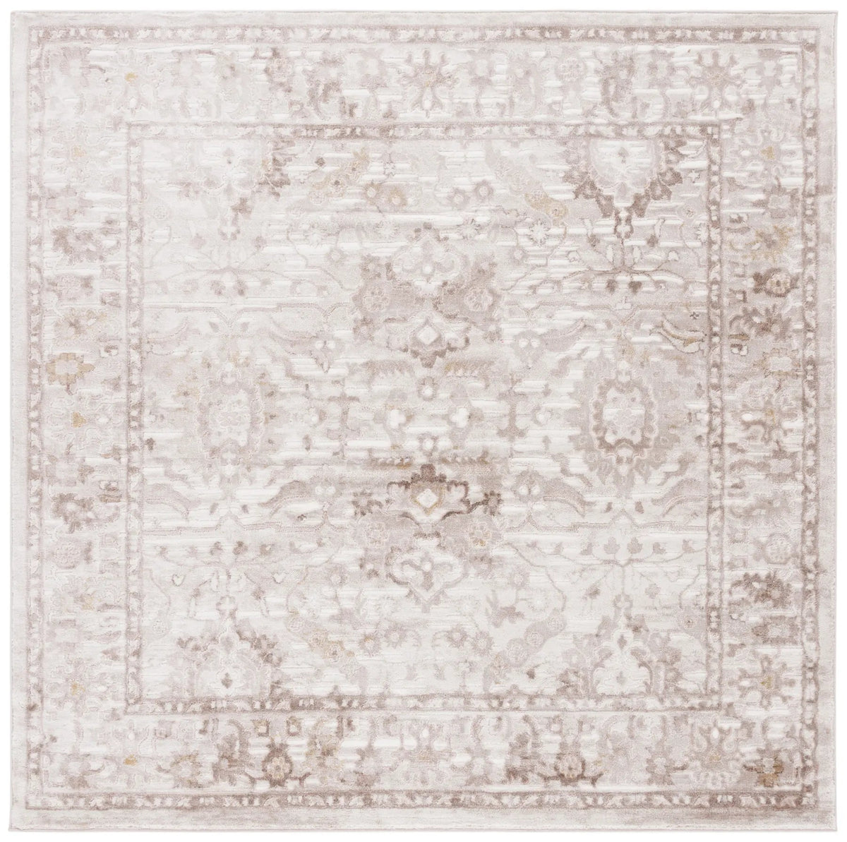 Safavieh Prestige 6'-7" x 6'-7" Rug in Beige / Blue
