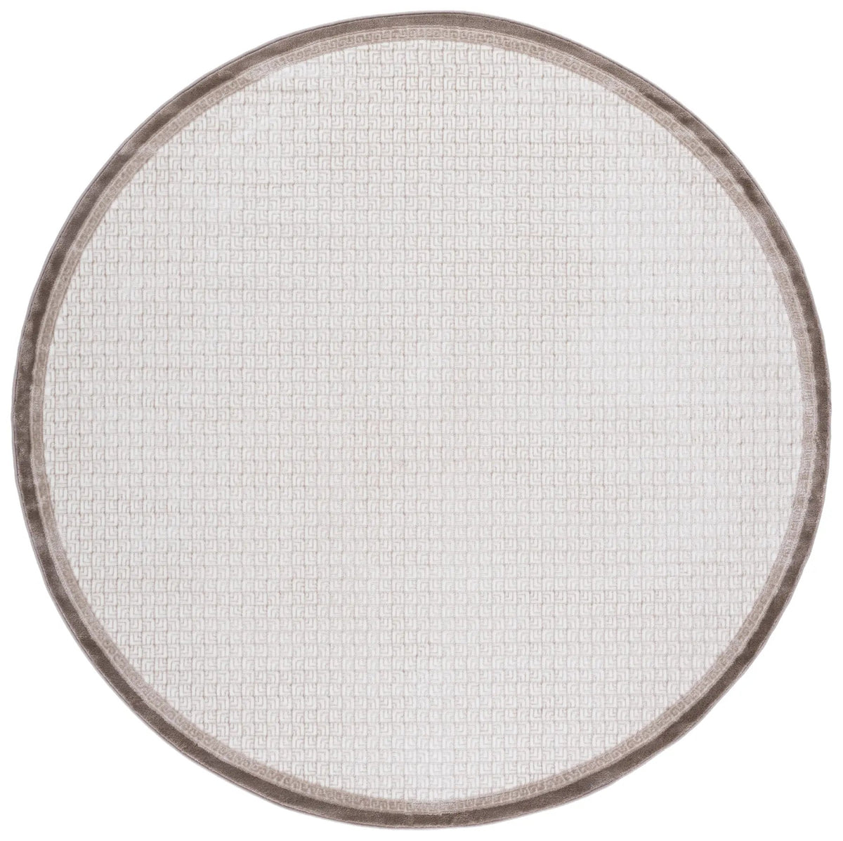 Safavieh Prestige 6'-7" x 6'-7" Rug in Ivory / Brown