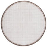 Safavieh Prestige 6'-7" x 6'-7" Rug in Ivory / Brown