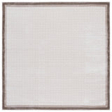 Safavieh Prestige 6'-7" x 6'-7" Rug in Ivory / Brown