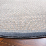 Safavieh Prestige 6'-7" x 6'-7" Rug in Ivory / Blue