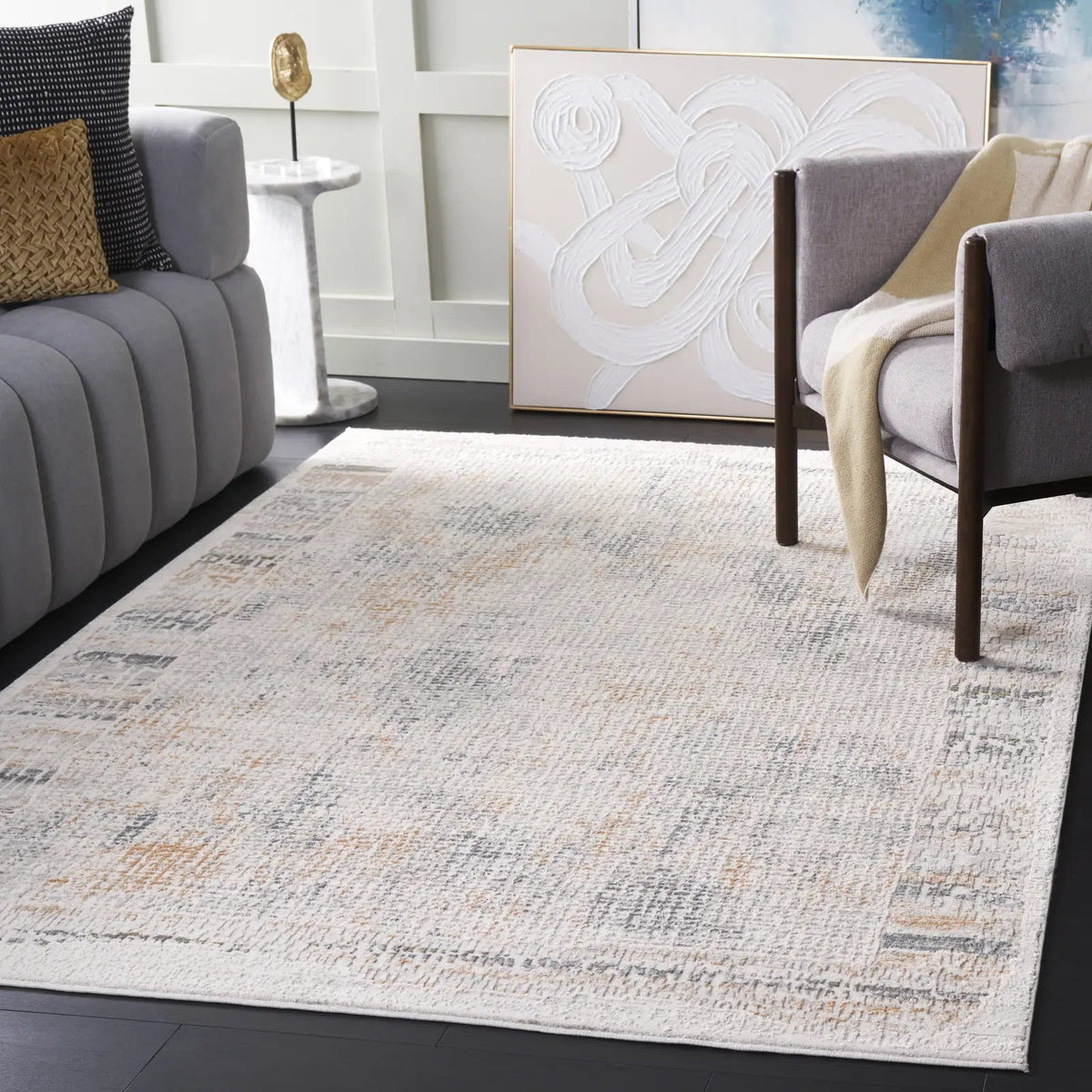 Safavieh Princeton 4'-0" x 6'-0" Rug in Light Beige