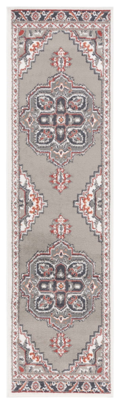 Safavieh Pyramid Pyr215F Grey/Ivory/Rust Rug.
