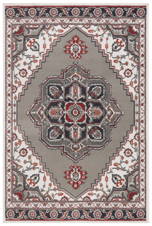 Safavieh Pyramid Pyr215F Grey/Ivory/Rust Rug.
