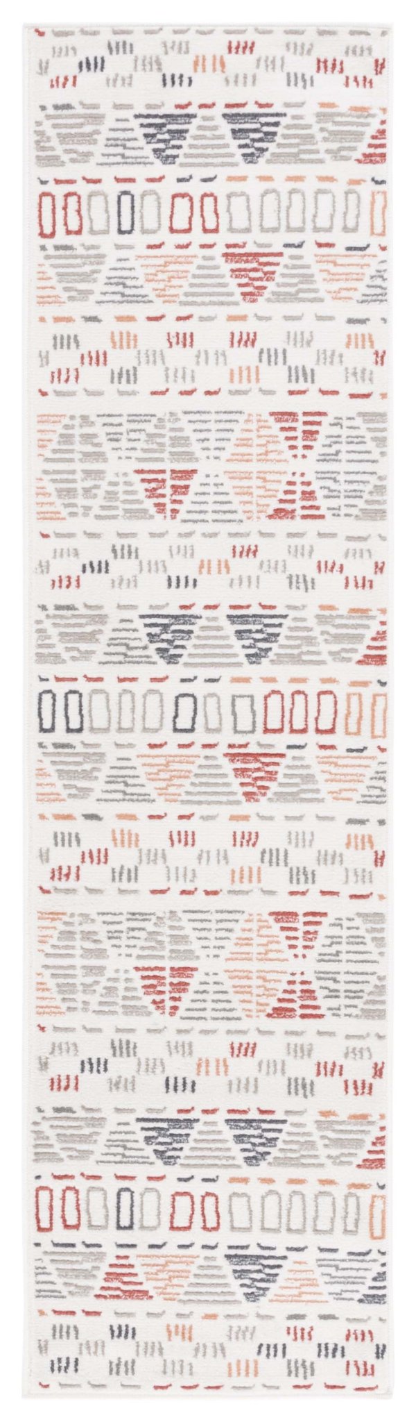 Safavieh Pyramid Pyr217A Ivory Grey/Rust Rug.