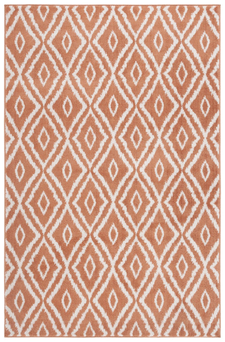 Safavieh Pyramid Pyr219P Rust/Ivory Rug.