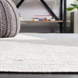 Safavieh Pyramid 4'-5" x 6'-5" Rug in Ivory / Grey Navy