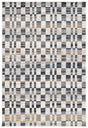 Safavieh Pyramid 4'-5" x 6'-5" Rug in Ivory / Grey Navy