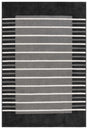 Safavieh Pyramid 4'-5" x 6'-5" Rug in Grey / Ivory Black