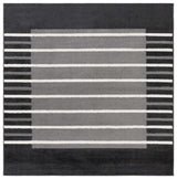 Safavieh Pyramid 6'-7" x 6'-7" Rug in Grey / Ivory Black